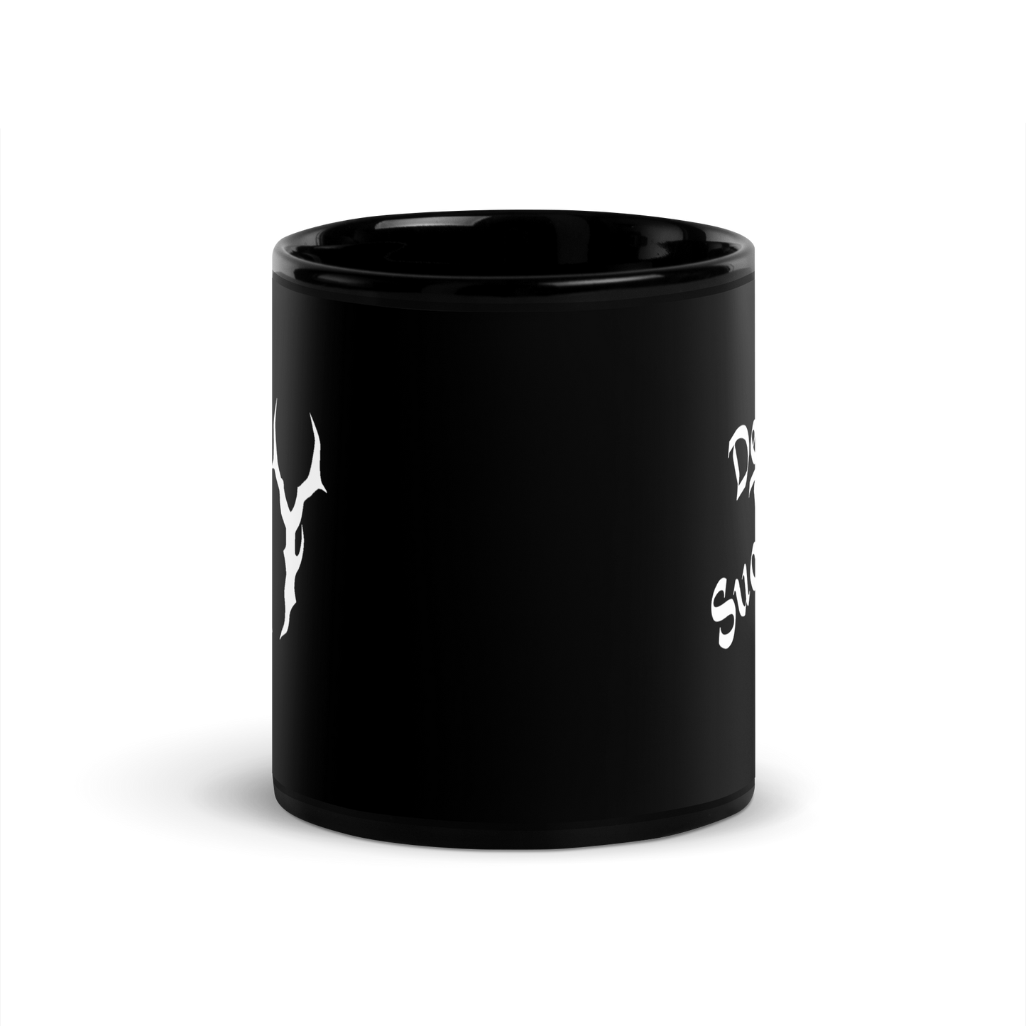 JZY Black Glossy Mug