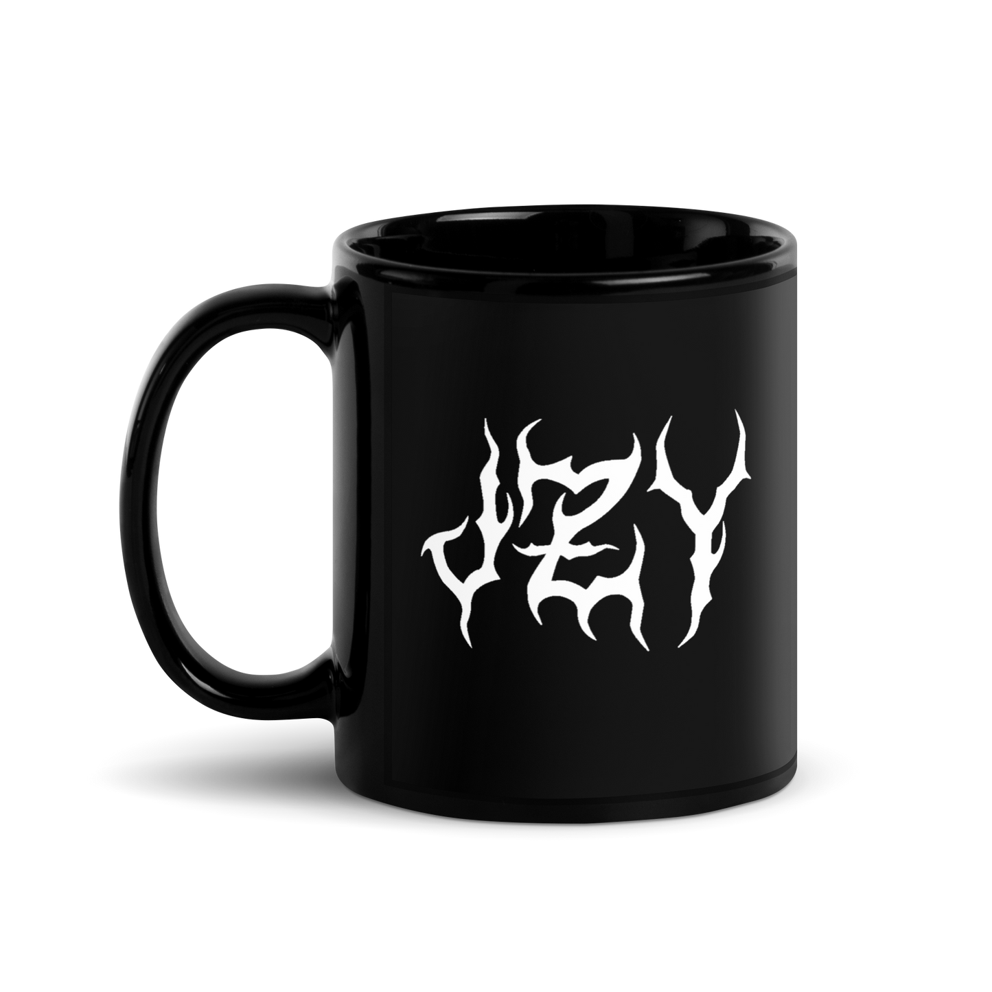 JZY Black Glossy Mug